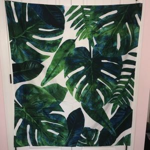 Redbubble Tropical Leaf Tapestry 🌿🍃